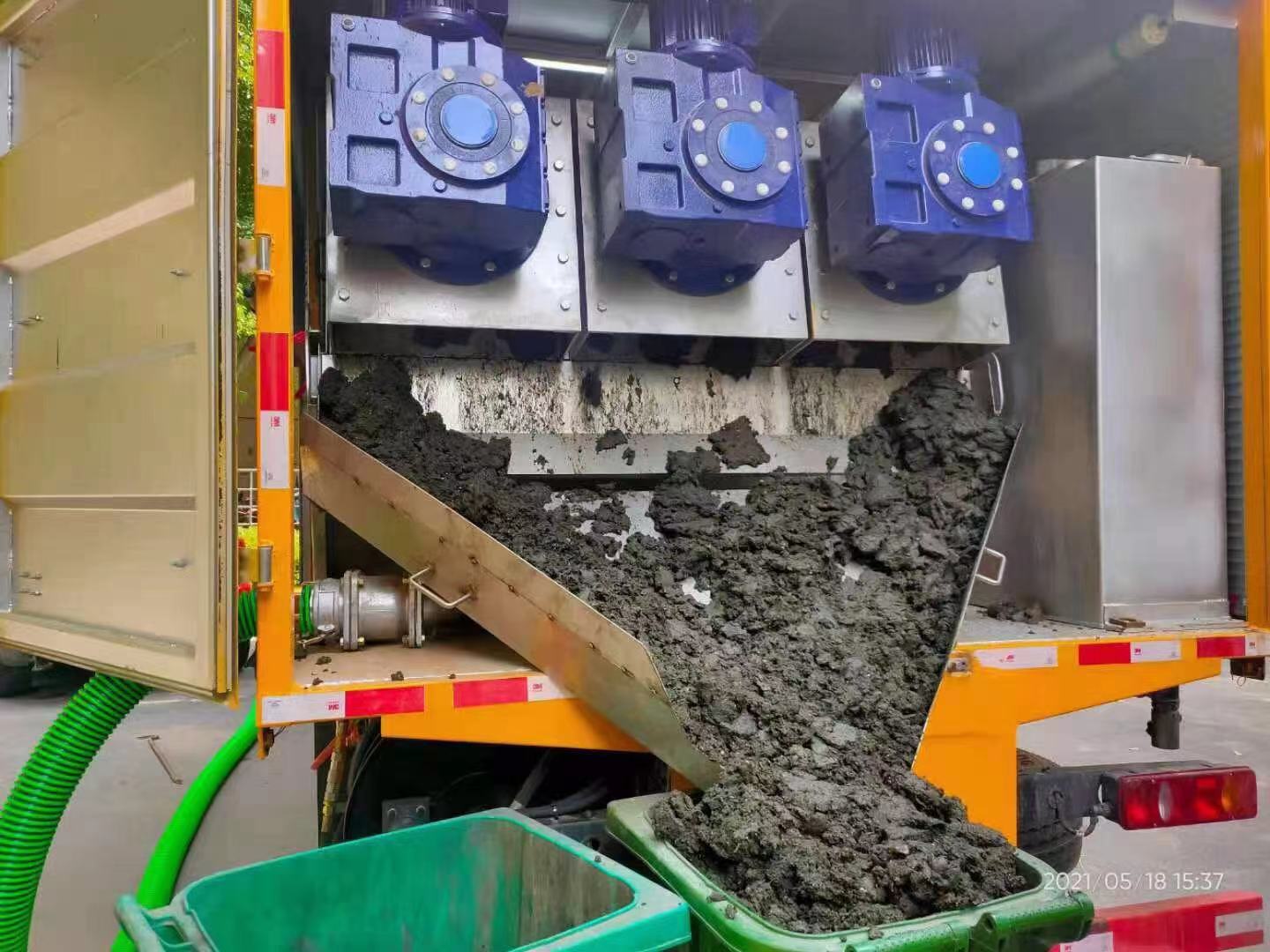 永登化粪池清掏城市维护站-泥浆净化干湿分离处理